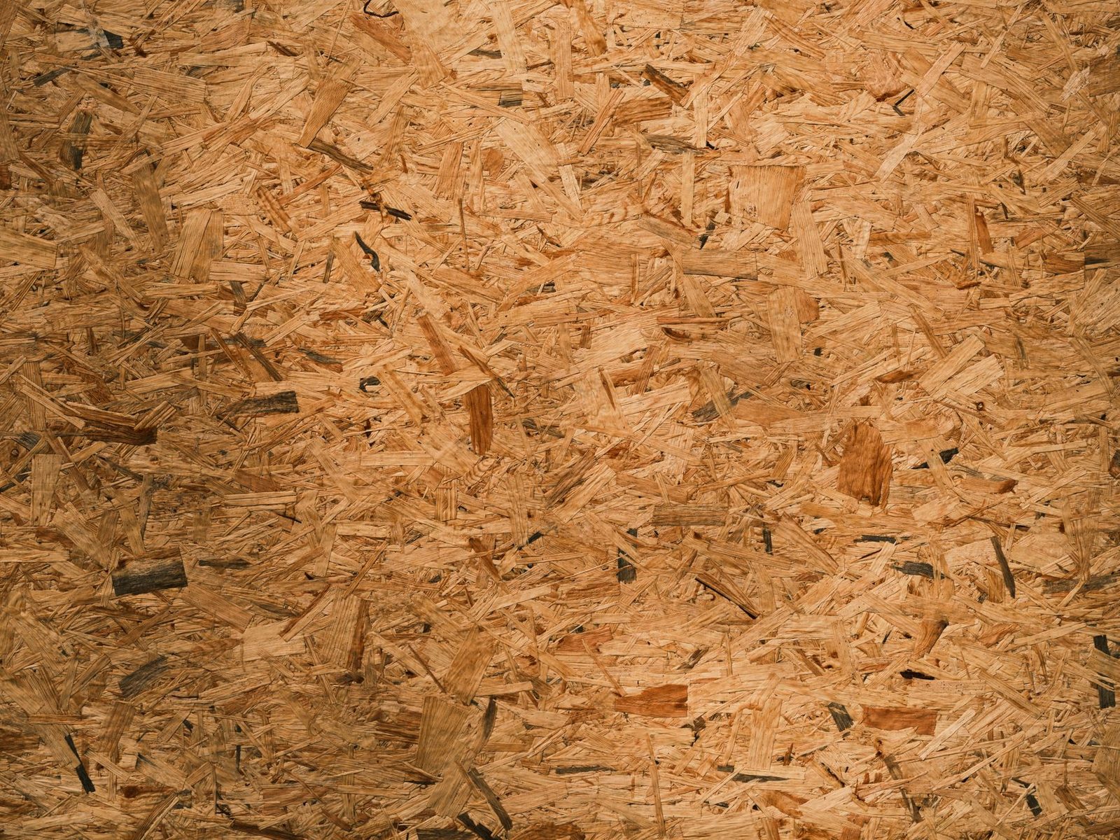 Close texture of oriented strand board, one panel option for a backboard